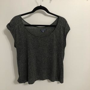 American Eagle semi cropped flowy top